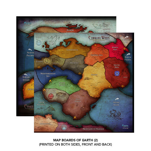 6-8 ألعاب بيترسن لخريطة الأرض للاعبين كيك ستارتر game steward thegamesteward