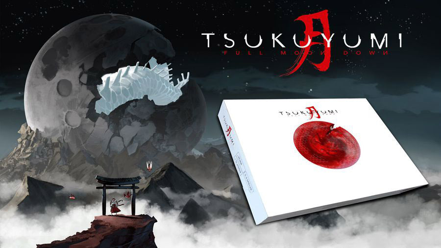 Tsukuyumi: volle maan down all-in order bundel kickstarter de Game Steward Grey Fox Games