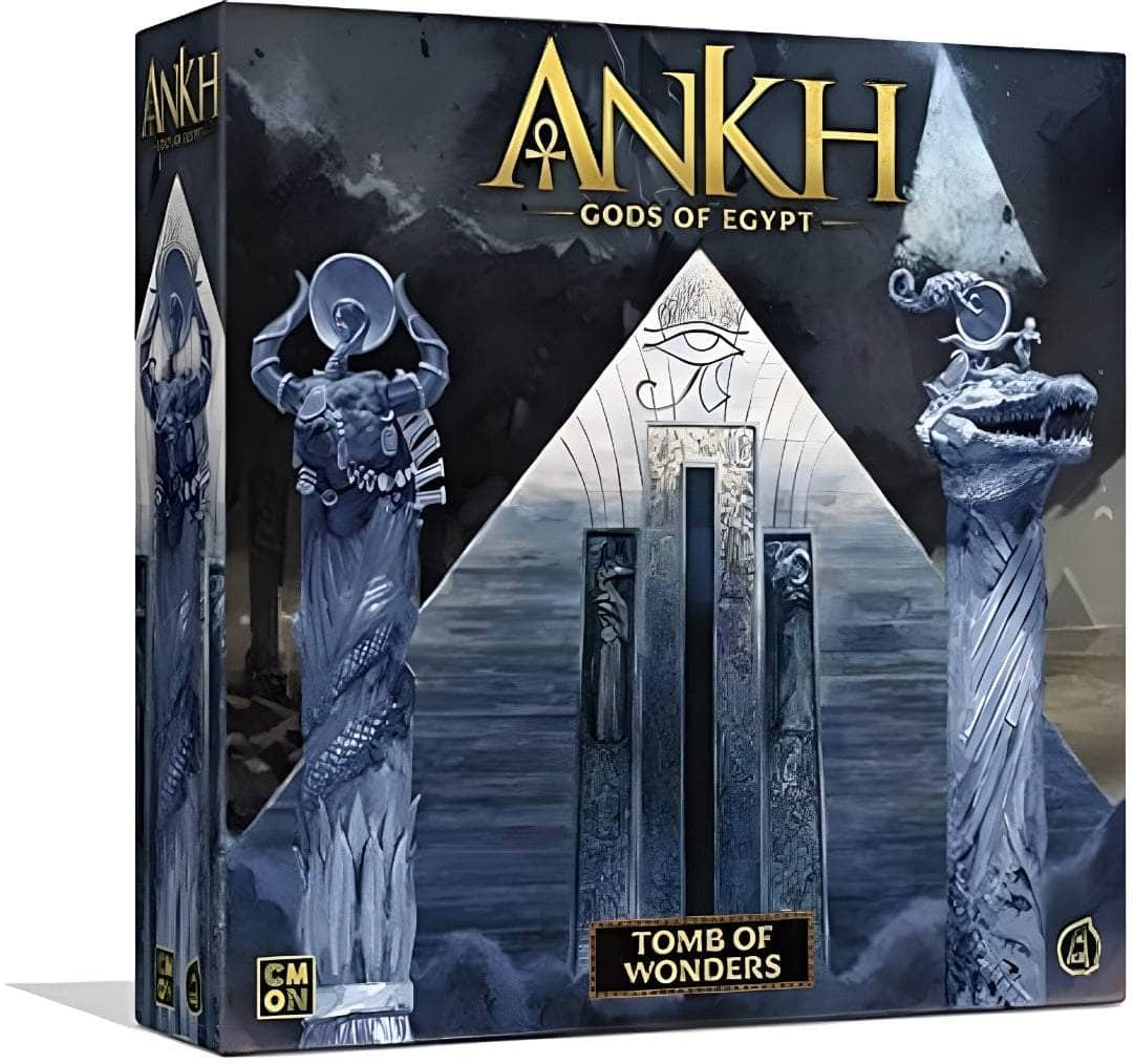 Ankh Gods of Egypt: Tomb of Wonders (Kickstarter Pre-order พิเศษ) การขยายเกมกระดาน Kickstarter CMON KS001600A