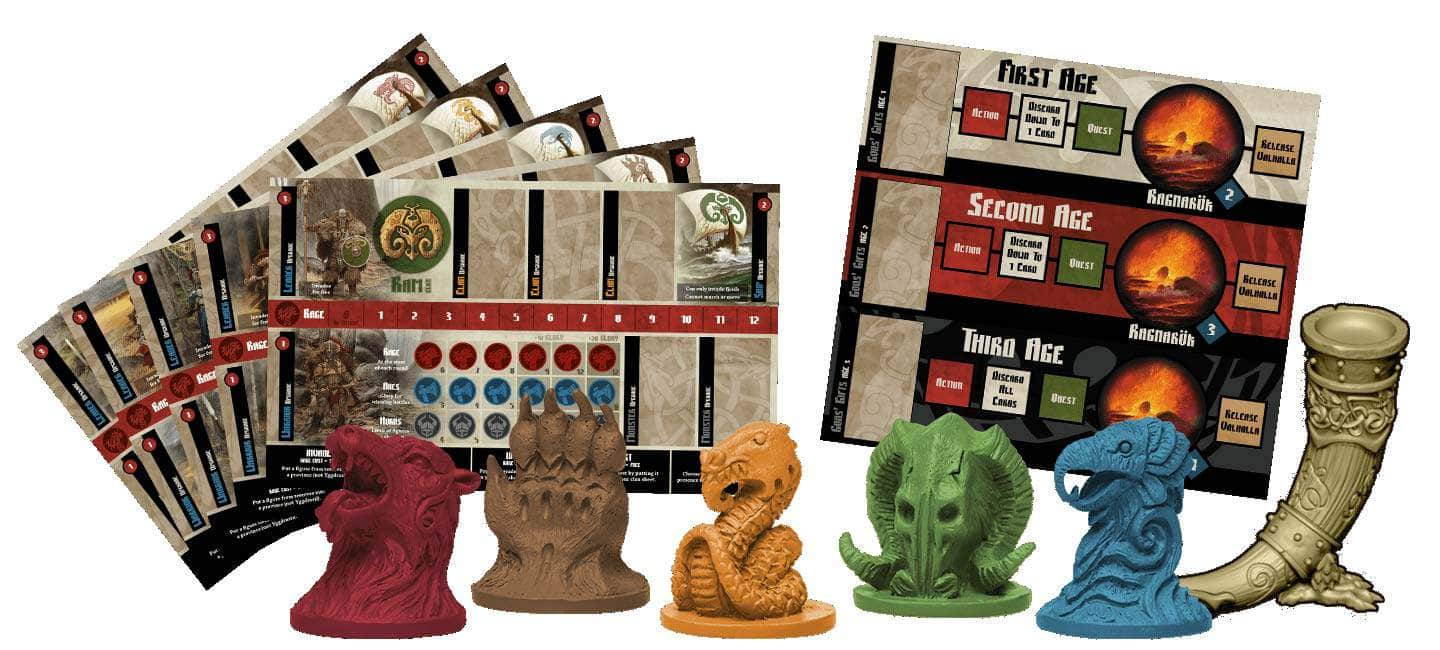 Blood Rage: Game Night Kit (طلب خاص لطلب مسبق من Kickstarter) توسيع لعبة Kickstarter Board CMON KS001604A