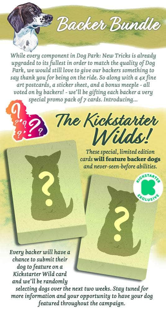 Dog Park New Tricks Customer Bundle Kickstarter Board Game The game steward thegamesteward