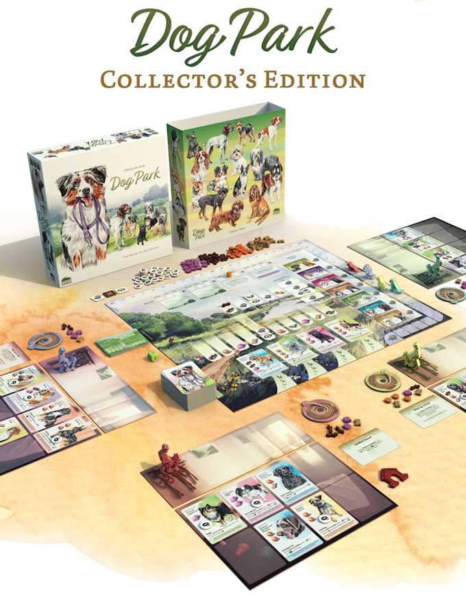 Dog Park Collectors Edition Kickstarter Board Game the game steward thegamesteward