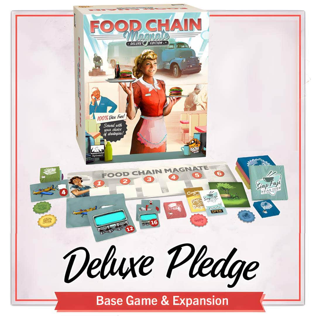 thegamesteward le game steward Gamefound Food Chain Deluxe Pledge Board Game