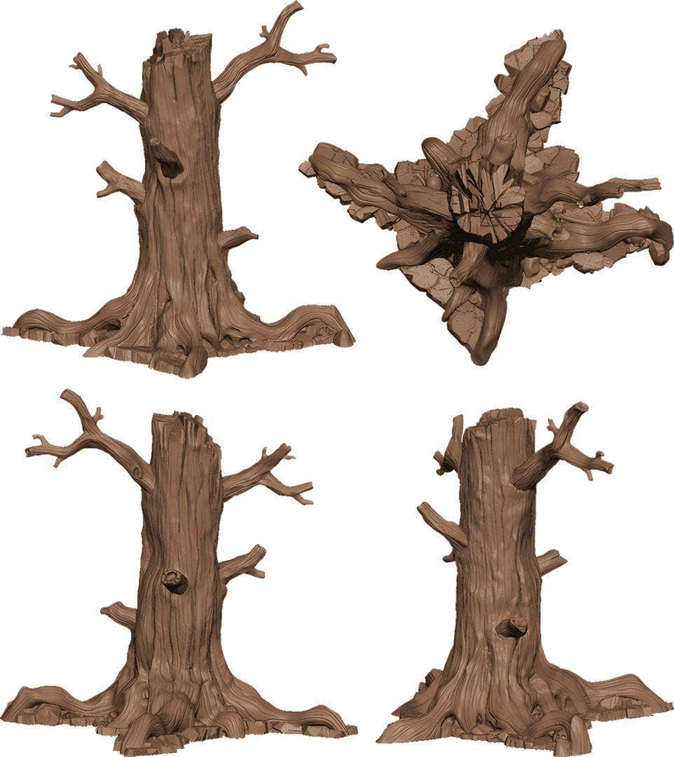 Haine: 3D Plastic Trees (Kickstarter Précommande spéciale) Accessoire de jeu de plateau Kickstarter CMON KS001651A