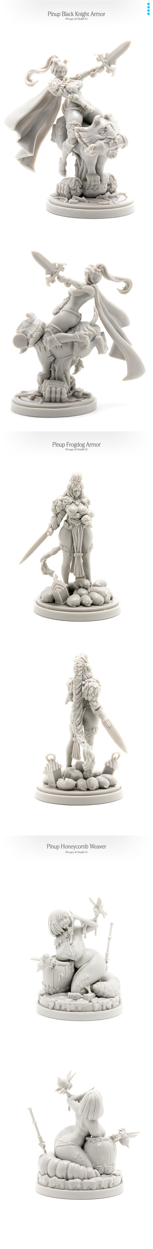 Kingdom Death Monster Pinups of Death IV 4 Game Steward Thegamesteward