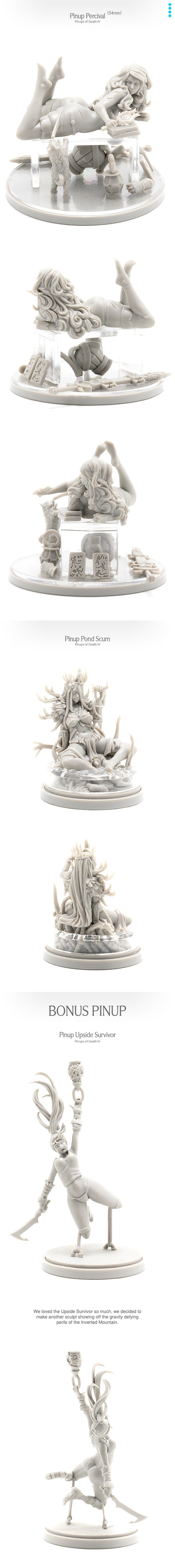 Kingdom Death Monster Pinups of Death IV 4 the Game Steward Thegamesteward