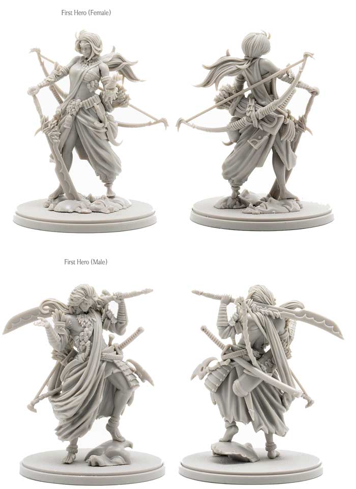 kingdom death Monster First Hero Promo Expansion Kickstarter thegamesteward o jogo de administração