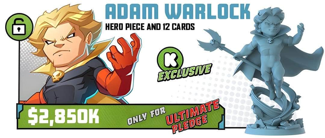 Marvel United: Adam Warlock (Kickstarter pre-orden especial) Expansión del juego de mesa de Kickstarter CMON KS001099O