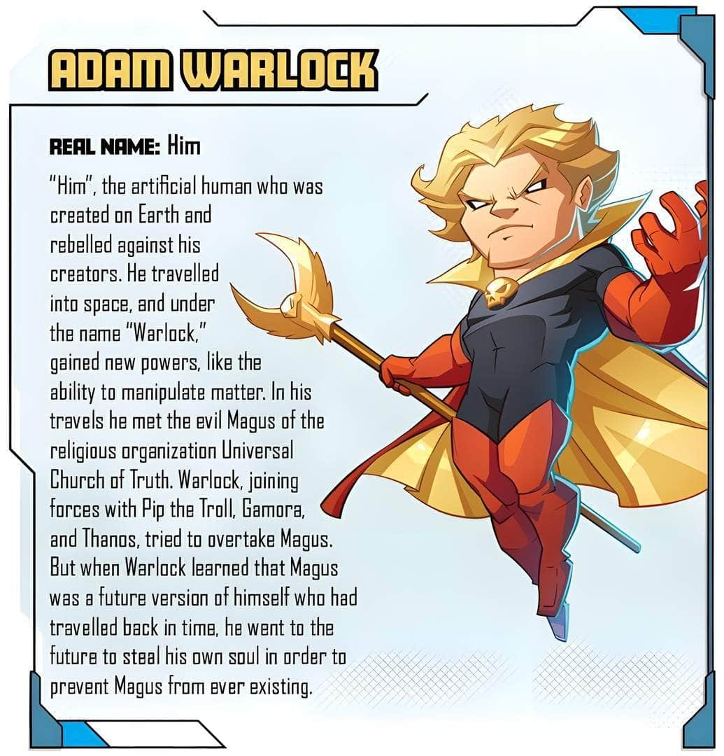 Marvel United: Adam Warlock (Speciale pre-ordine Kickstarter) Expansion Kickstarter Board CMON KS001099O