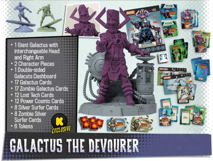 Marvel Zombies Galactus Devourer a game steward thegamesteward Kickstarter CMON