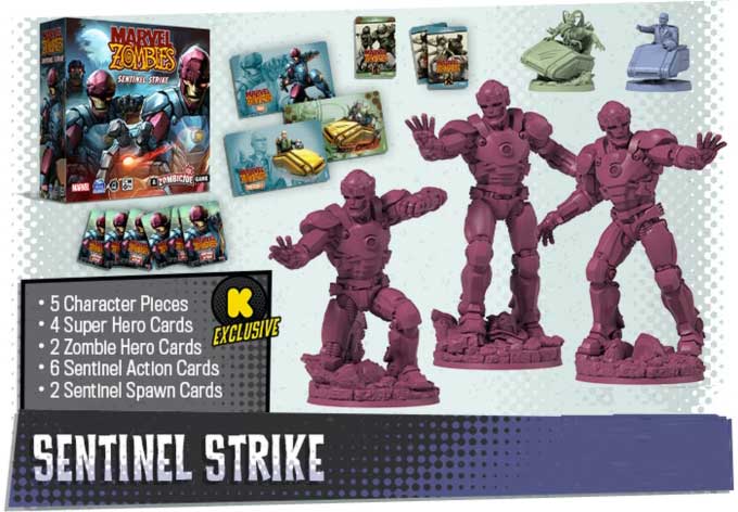 Marvel Zombies Sentinel Strike TheGameSteward o game steward Cmon Kickstarter