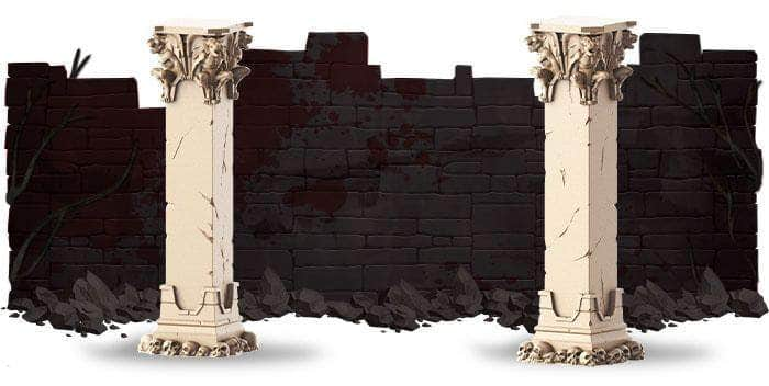 Massive Darkness 2: 3D Pack of Chests & Pillars (Kickstarter Pre-Order Special) Kickstarter Board Game Accessory CMON KS001678A