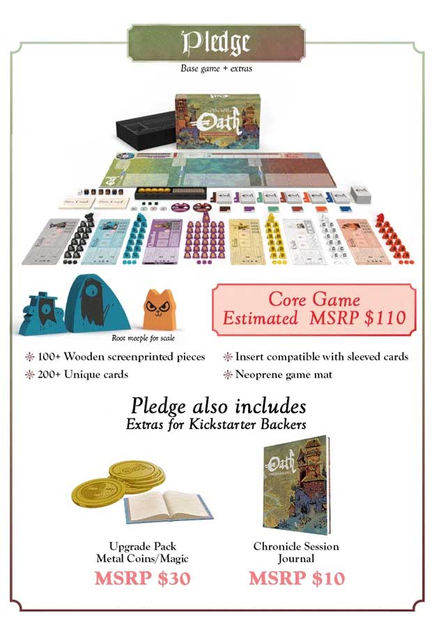 Oath Chronicles of Empire and Exile Kickstarter TheGameSteward de Game Steward