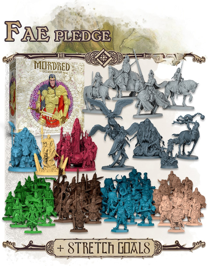 Mordred brädspel Kickstarter CMON de game steward thegamesteward