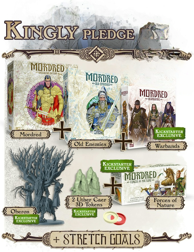 Mordred棋盘游戏Kickstarter CMON 这 game steward thegamesteward