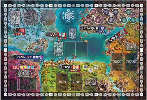 Reavers de Midgard Néoprène Playmat Play Mat Gamemat Game Game Mat Kickstarter The game steward thegamesteward