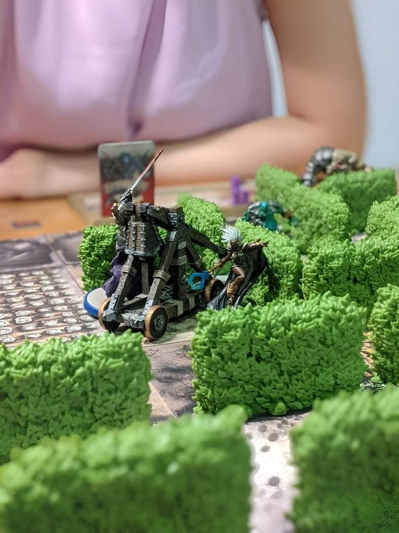 Zombicida: Hedges de plástico 3D da Horda Verde (Kickstarter pré-encomenda especial) Acessório de jogo de tabuleiro Kickstarter CMON KS001733A