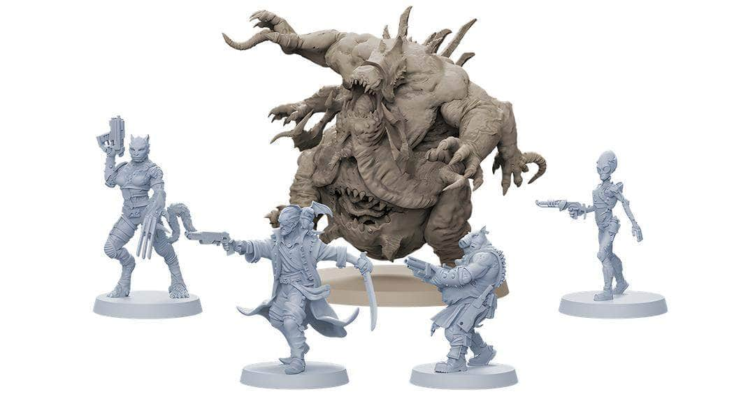 ZOMBICIDE: ผู้รอดชีวิตจากผู้บุกรุกของ Galaxy (Retail Pre-order Edition) CMON KS001741A