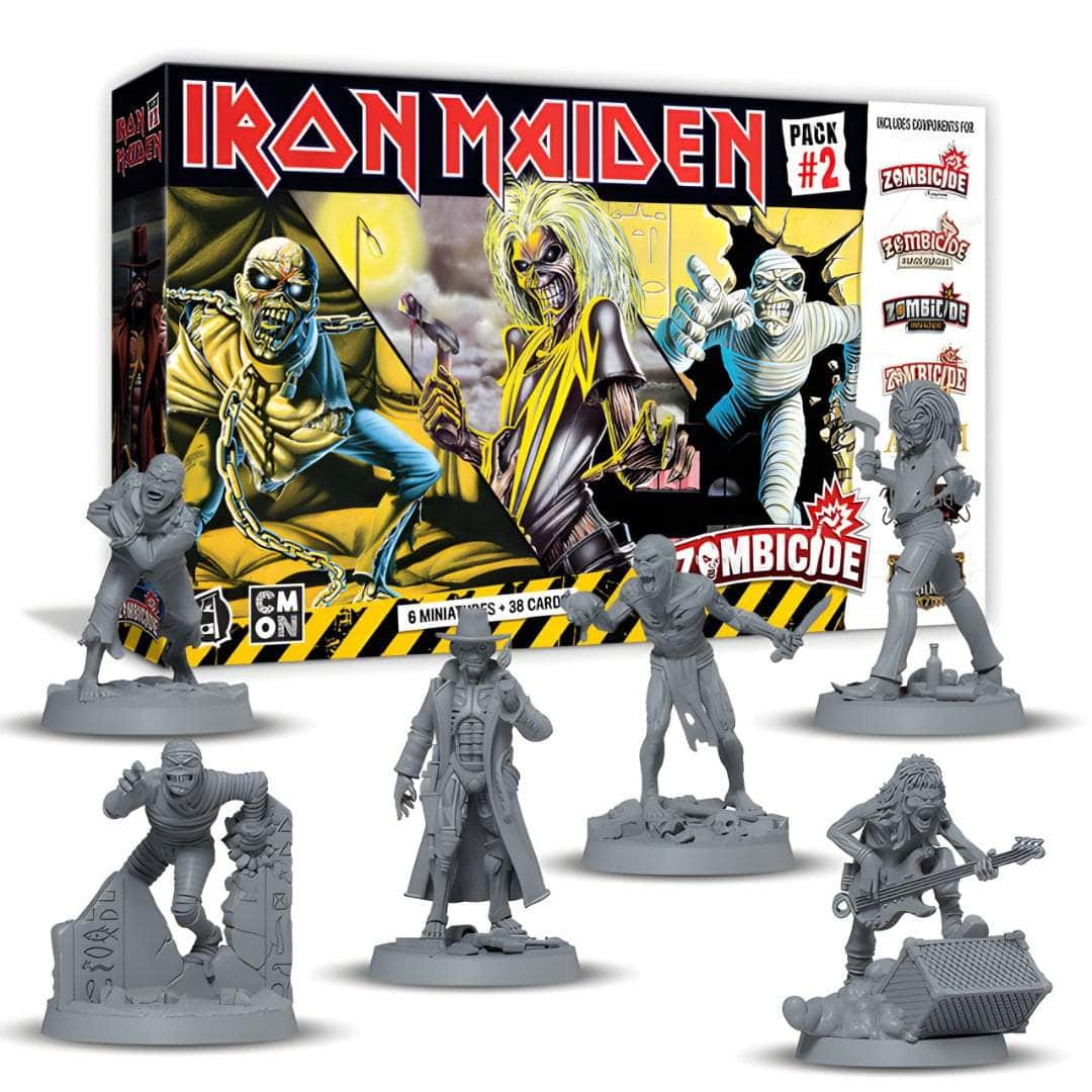 Zombicide: Iron Maiden Pack #2 (การสั่งซื้อล่วงหน้าฉบับร้านค้าปลีก) การขยายเกมกระดานขายปลีก CMON KS001743A