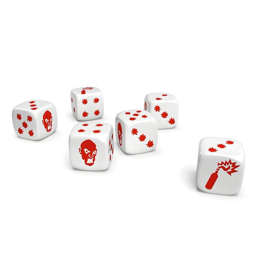 Zombicide: Δεύτερη έκδοση Special Black & White Dice (Retail Pre-Order Edition) Accessory Board Game Accessory CMON KS001752A