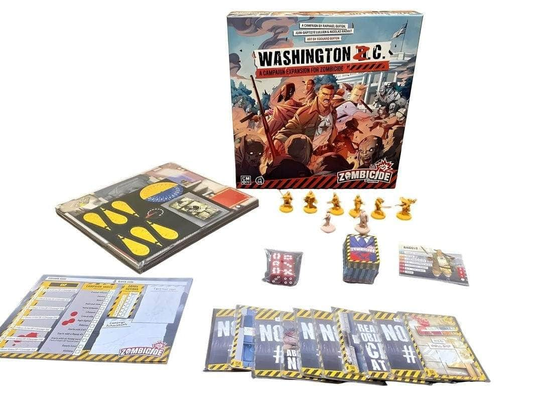 Zombicide: Second Edition Washington Z.C (Retail Pre-order edition) การขยายเกมกระดานขายปลีก CMON KS001755A