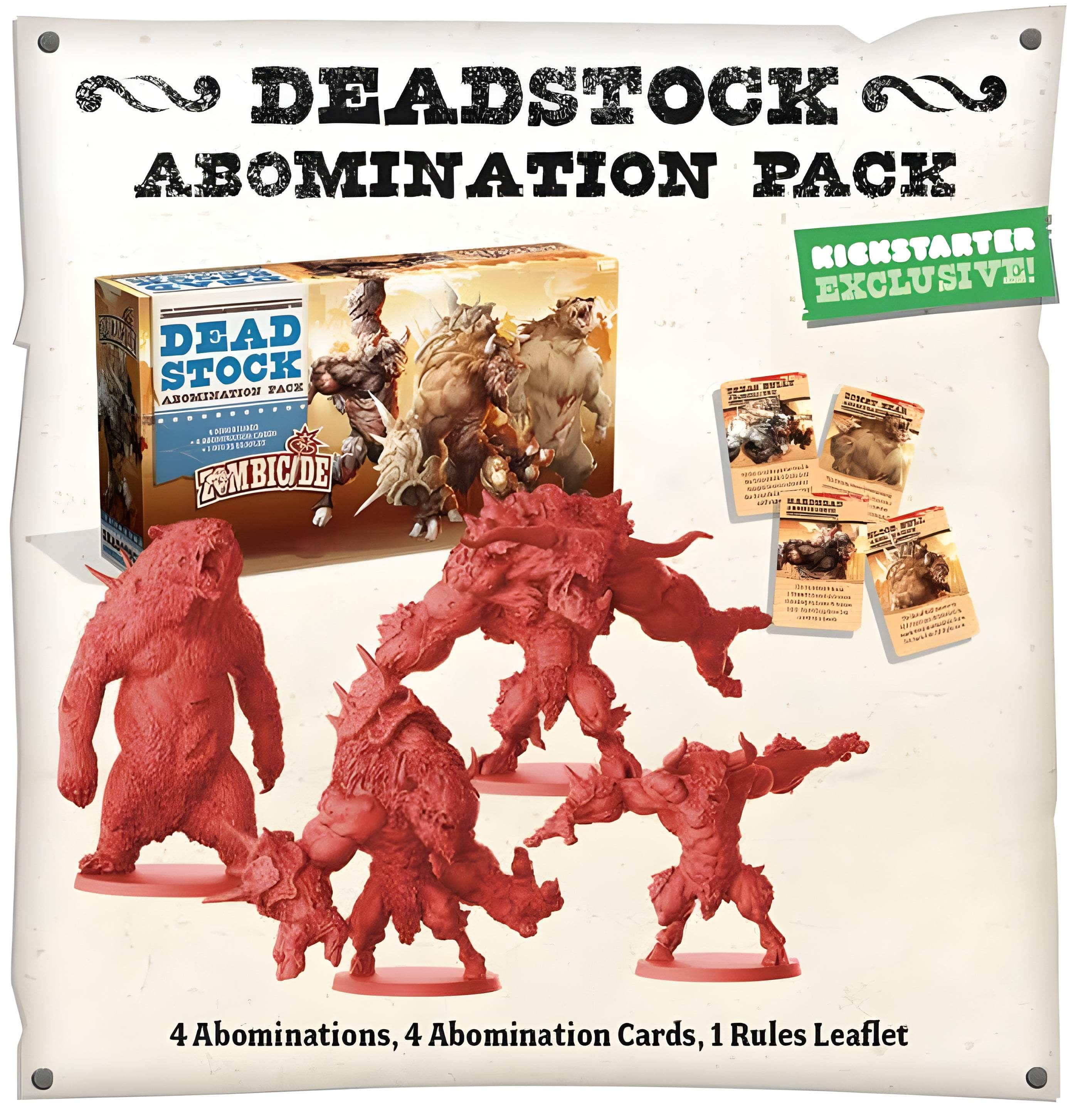 Zombicide: Undead Or Alive Deadstock Abomination Pack (Kickstarter Pre-Order Special) Kickstarter Board Game Supplement CMON 889696013590 KS000781X