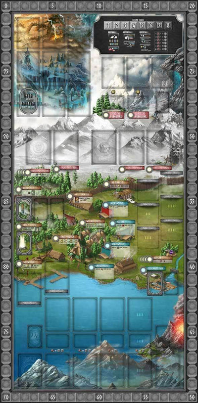 Champions of Midgard: "Essen" Game Mat Kickstarter Board Game Expansion - The