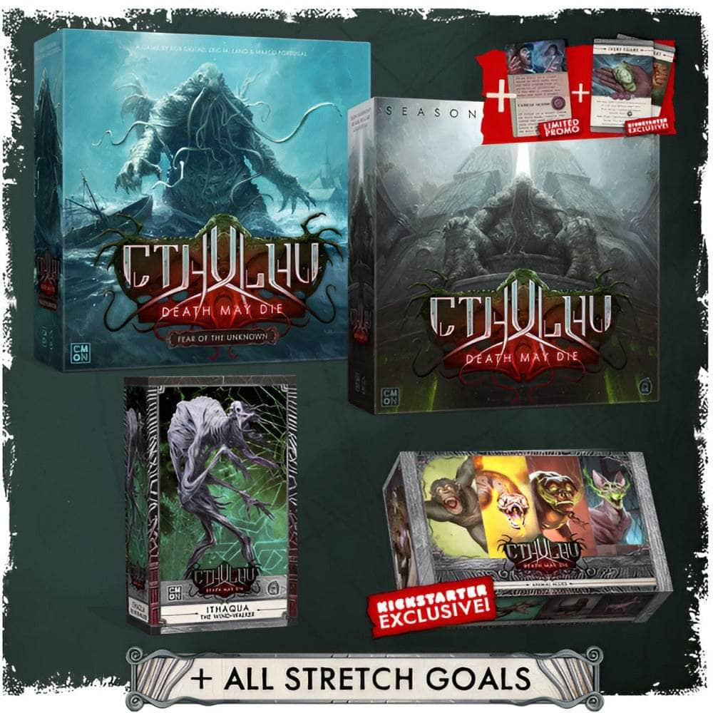 Cthulhu Death May Die Unspeakable Pledge Kickstarter Board Game The Game Steward 9587