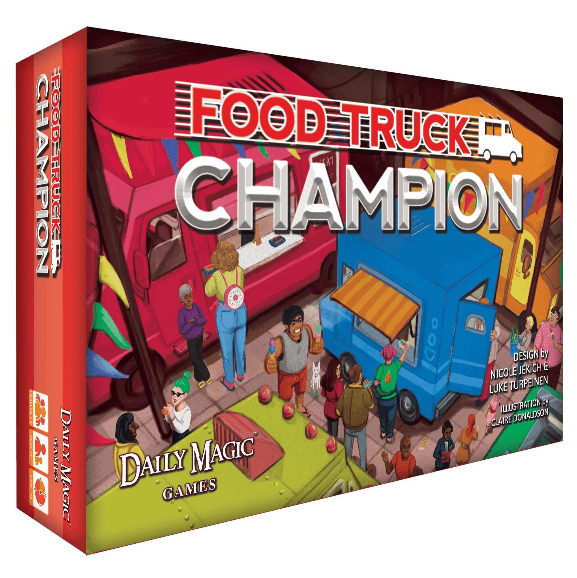 Food Truck Deluxe Edition Kickstarter Board Game The Game