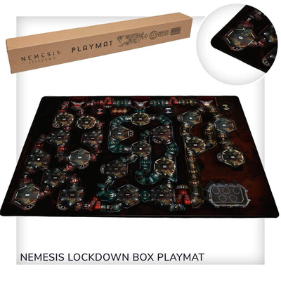 Nemesis ロックダウンネオプレンプレイマットキックスターターボードゲームアクセサリー The Game Steward