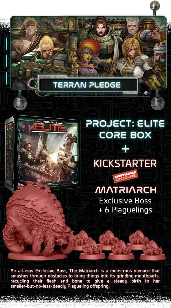 Project Elite Terran Pledge Bundle Kickstarter Board Game The Game Steward 0691