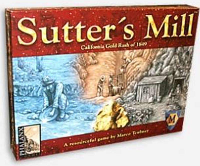 Sutter S Mill California Gold Rush Of 1849 Board Game The Game Steward