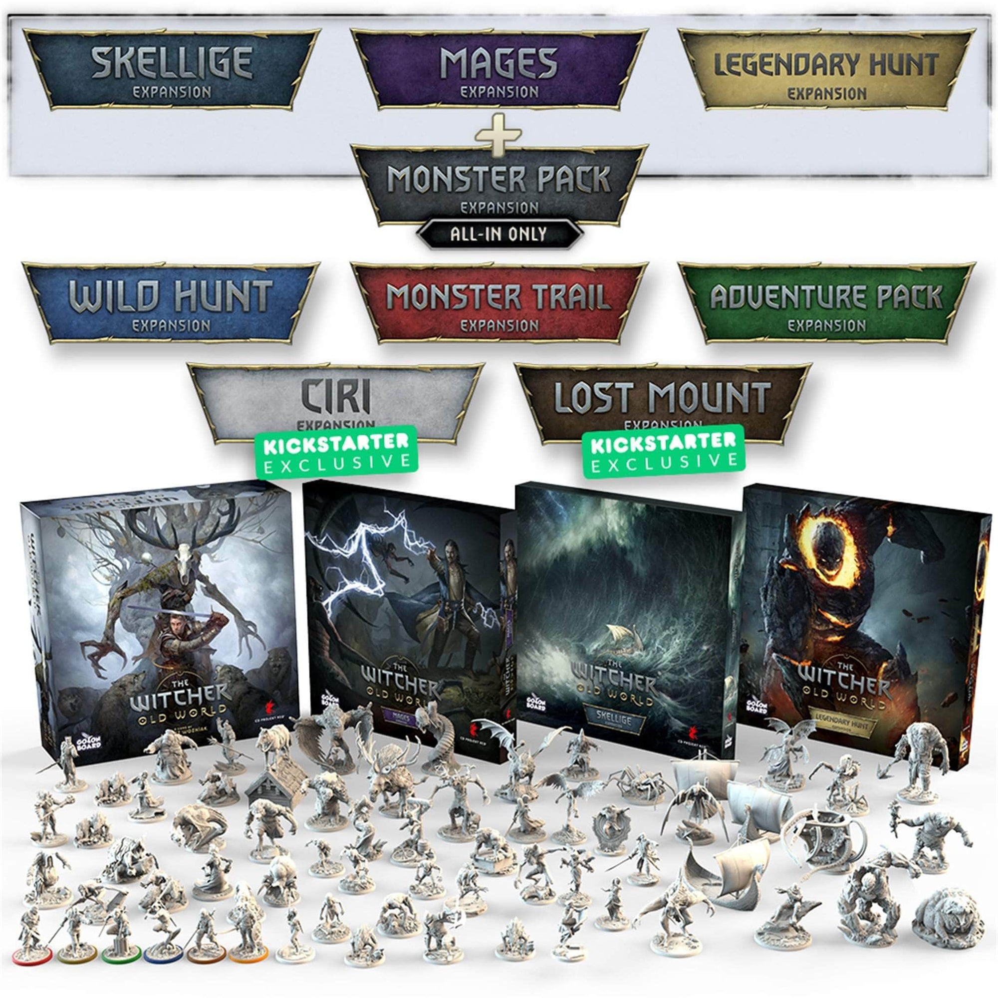 The Witcher Old World Mages Kickstarter Board Game Expansion The Game Steward 0130