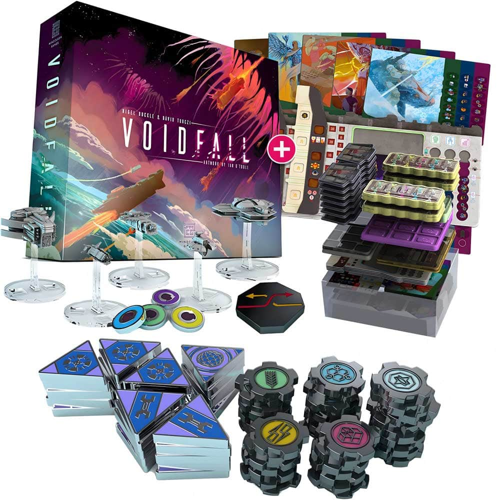 Voidfall Galactic Box Plus Metal Structure Set Kickstarter Board Game