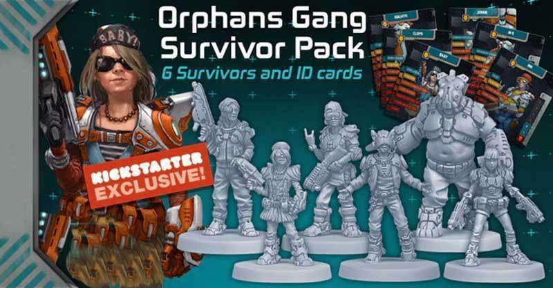 Zombicide: Invader Orphans Survivor Pack (Kickstarter pre-order Special) Kickstarter Board Game-uitbreiding CMON