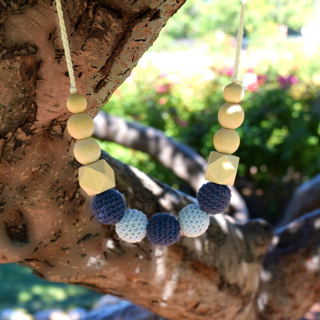 all natural teething necklace
