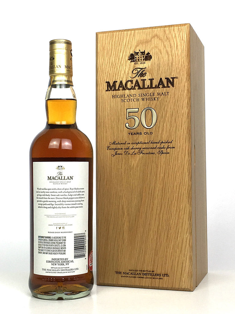 macallan whiskey 50