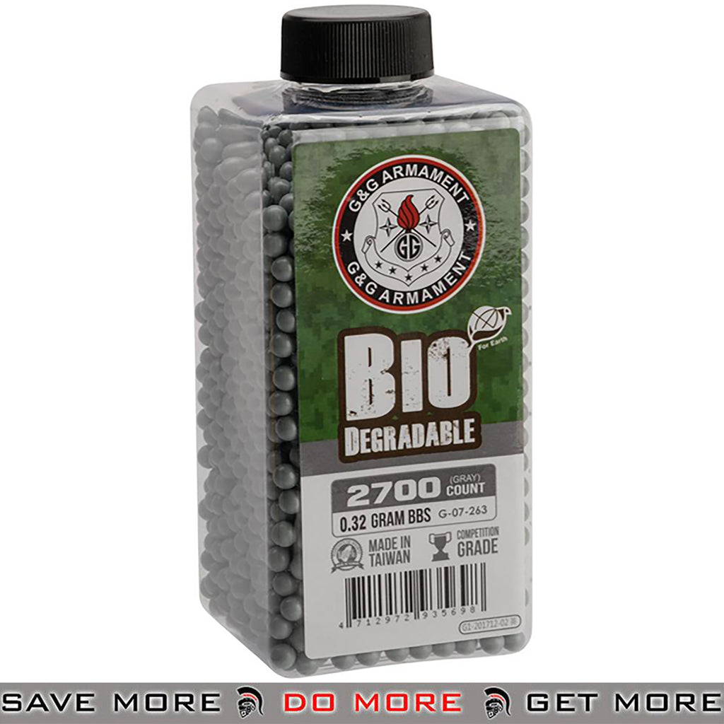  G  G  Bio  BBs 0 32g Bottle 2700 Pellets 32g GREY 