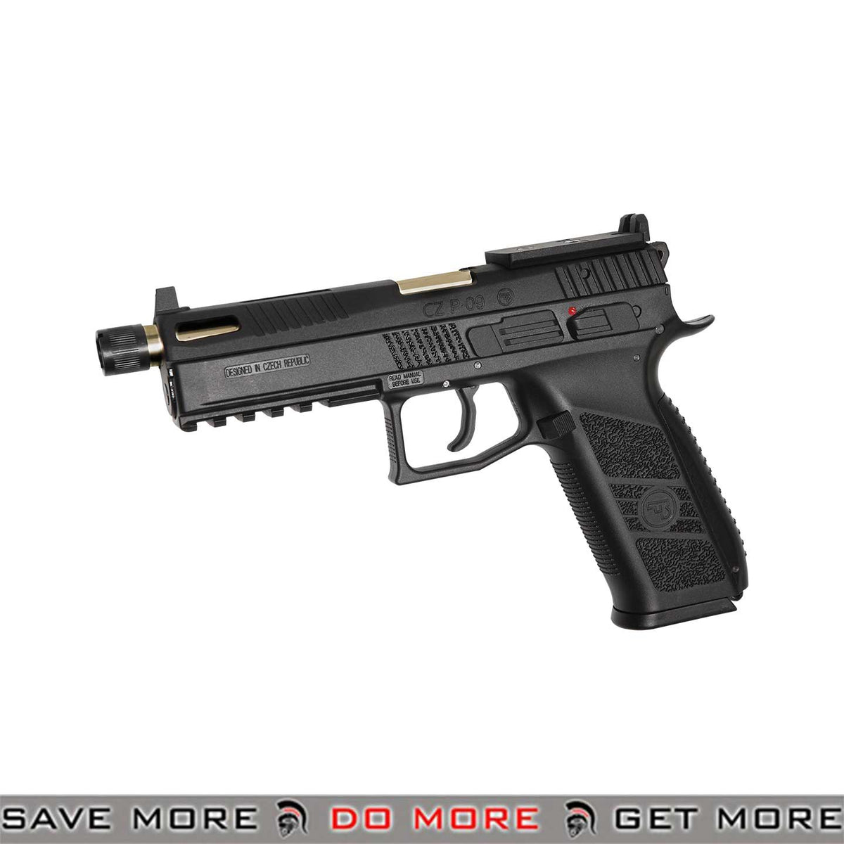 ASG CZ P09 Airsoft Optic Ready CO2 Blowback Gas Training Pistol