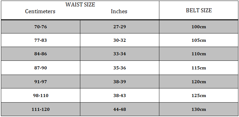 How To Measure A Belt Size - Reverasite