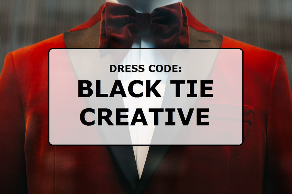 Codice di abbigliamento: cravatta nera creativa