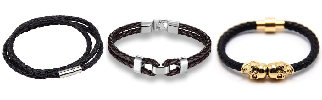 Popular leather bracelets