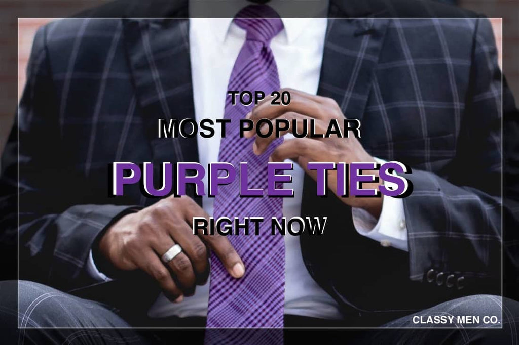 Le cravatte viola più popolari oggi