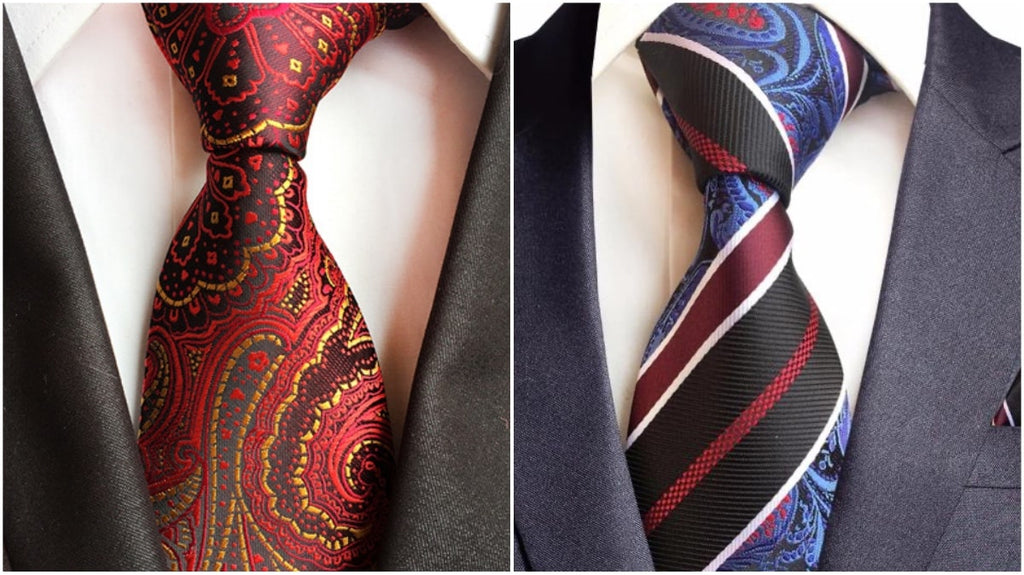 Red Paisley Ties For Men