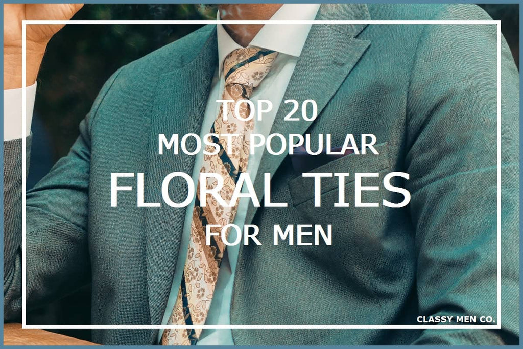 男性に最も人気のある花柄ネクタイ