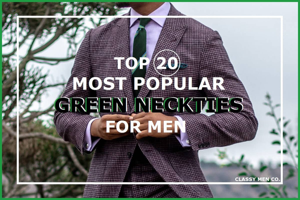 Cravatte verdi popolari per gli uomini