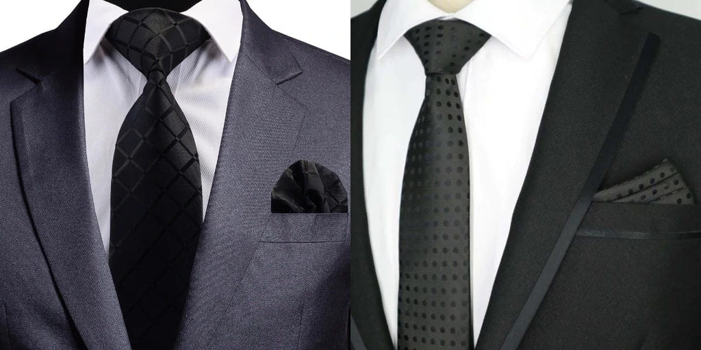 Cravatte nuziali nere per uomo