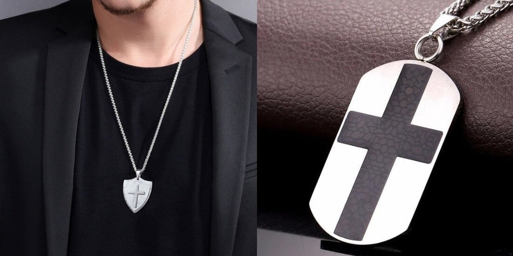 Men's Chain Pendants: Cross, Tags, & Modern Styles