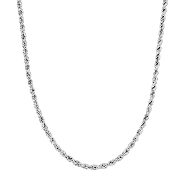 Men's 6mm Sterling Silver Solid Round Snake Chain Necklace, 30 inch by The Black Bow Jewelry Co.