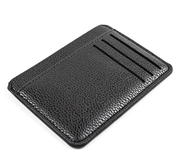 CHAMRAWALA COM Genuine Leather Wallets Men Wallet Classy Card Holder Gift Box - Black